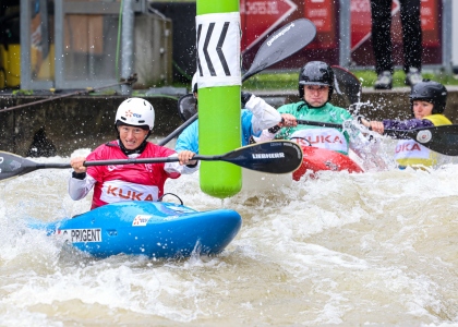 Camille Prigent Augsburg 2024 kayak cross
